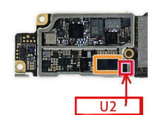 iPhone 7 U2 charge IC fault